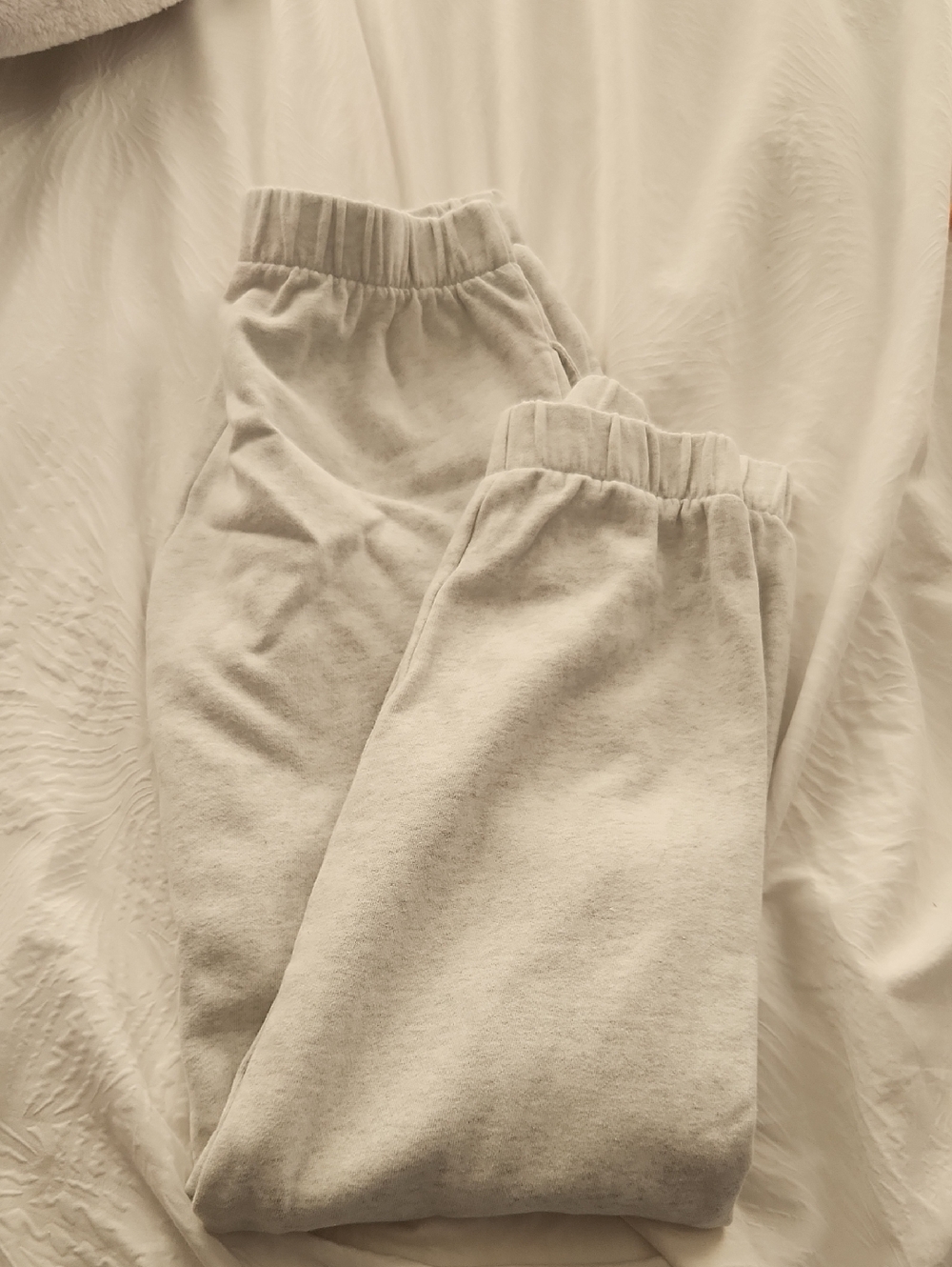 HARLOW Light Heather Cream Sweatpants - S/P